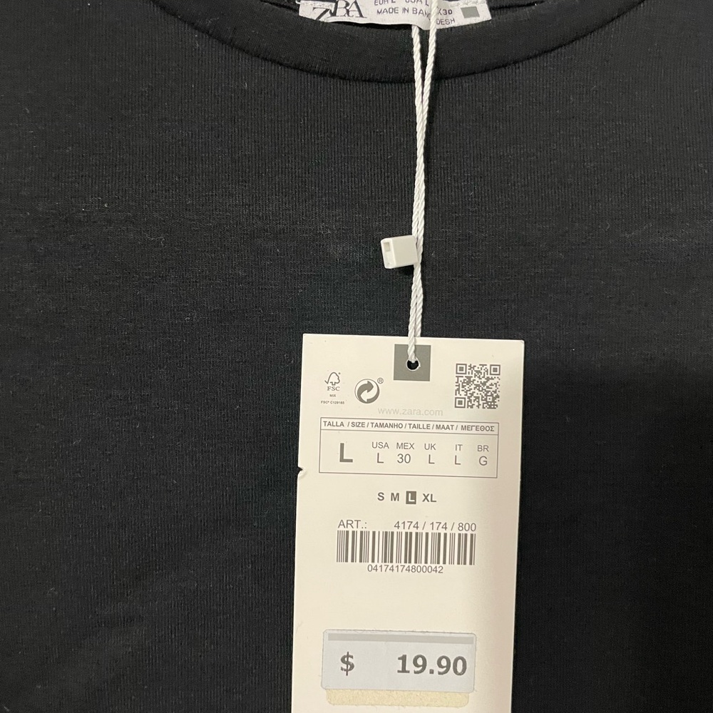 Zara Black Tank Top